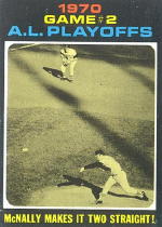 1971 Topps Baseball Cards      196     Dave McNally ALCS
